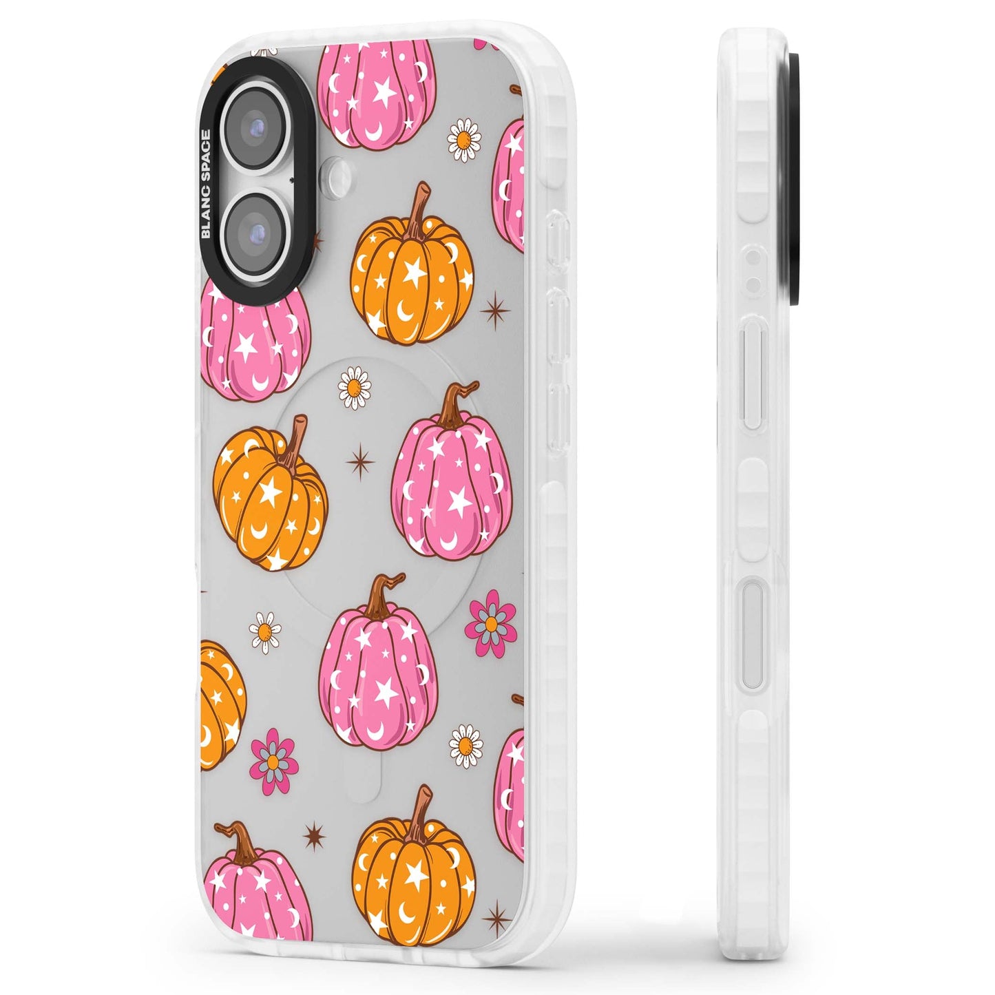 Motif de citrouilles Fleurs et Étoiles