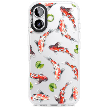 Aquarelle de poissons koi