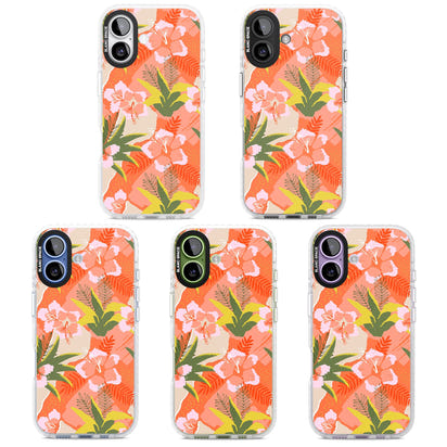 Hawaiian Flowers Abstract Pattern