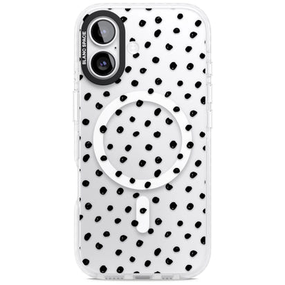 Messy Black Dot Pattern