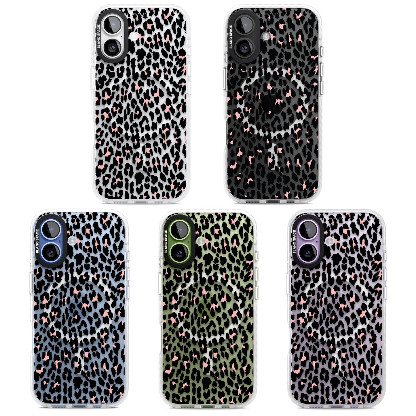 Rosa Leopardenmuster