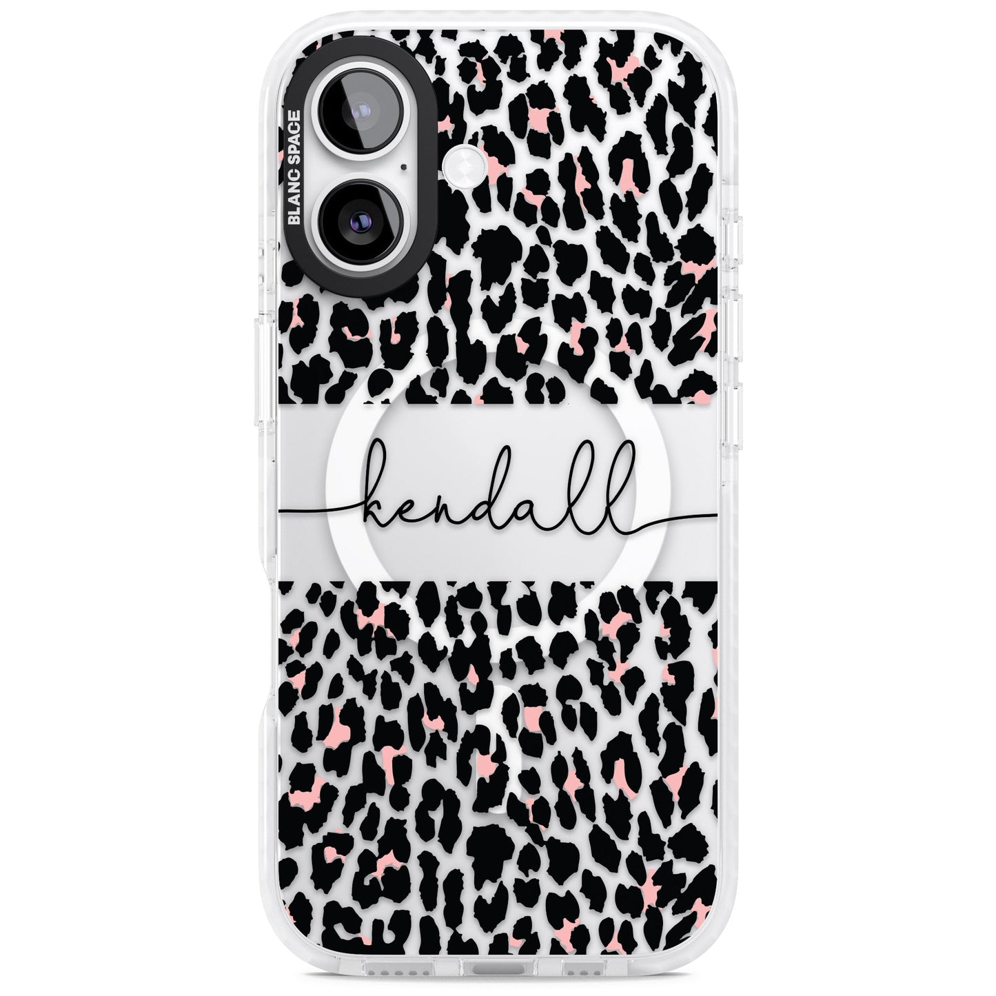 Personalised Cursive Leopard Spots