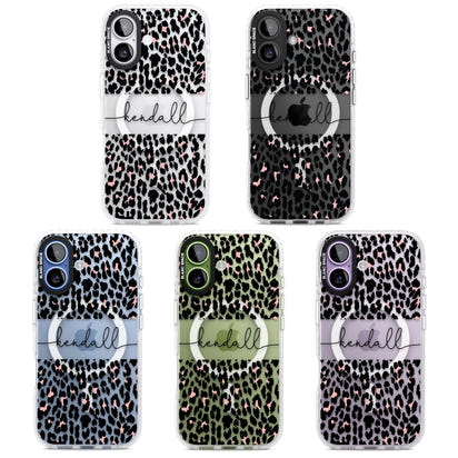 Personalised Cursive Leopard Spots