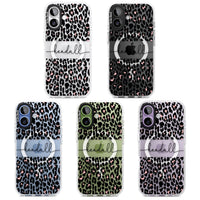 Personalised Cursive Leopard Spots