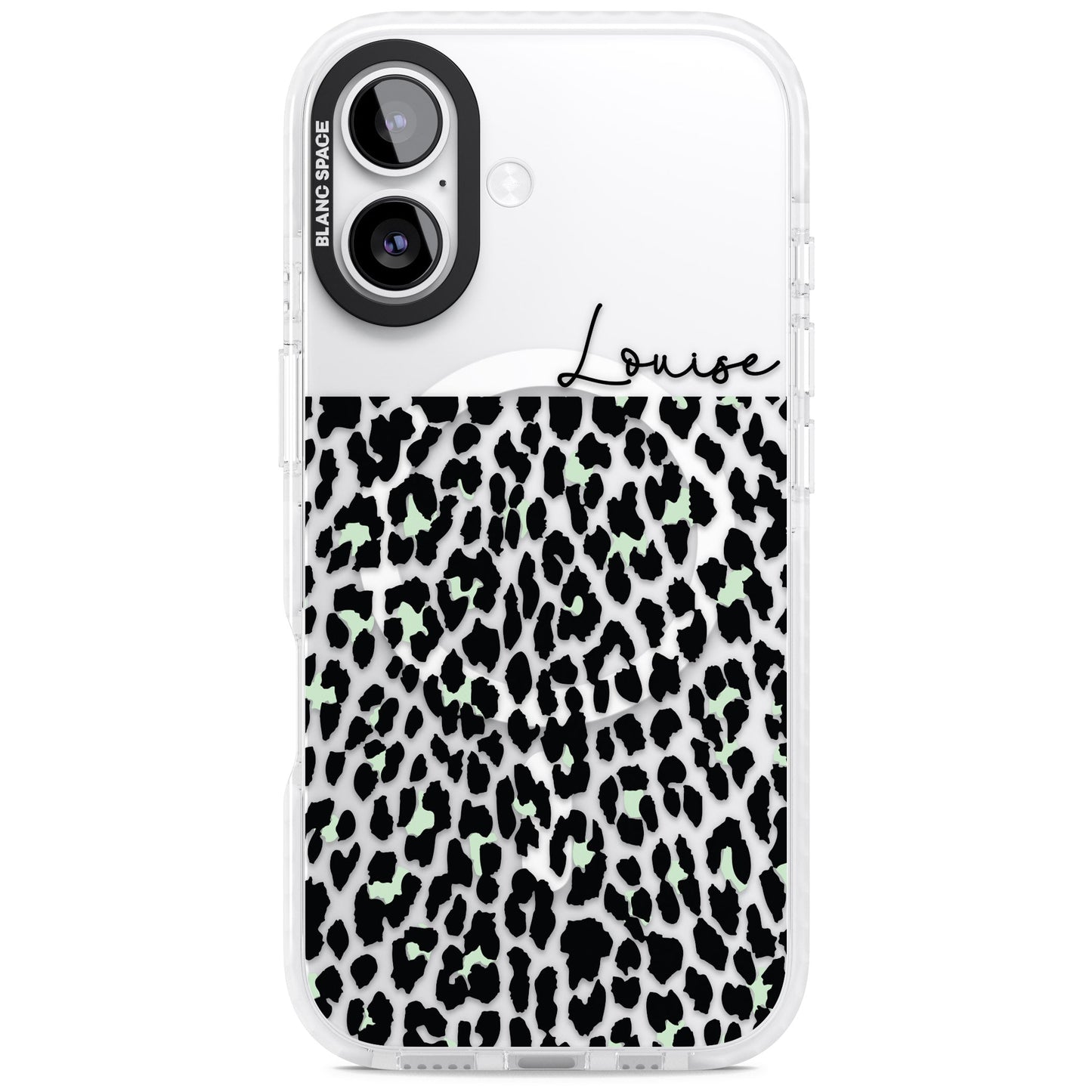 Personalised Seafoam Leopard