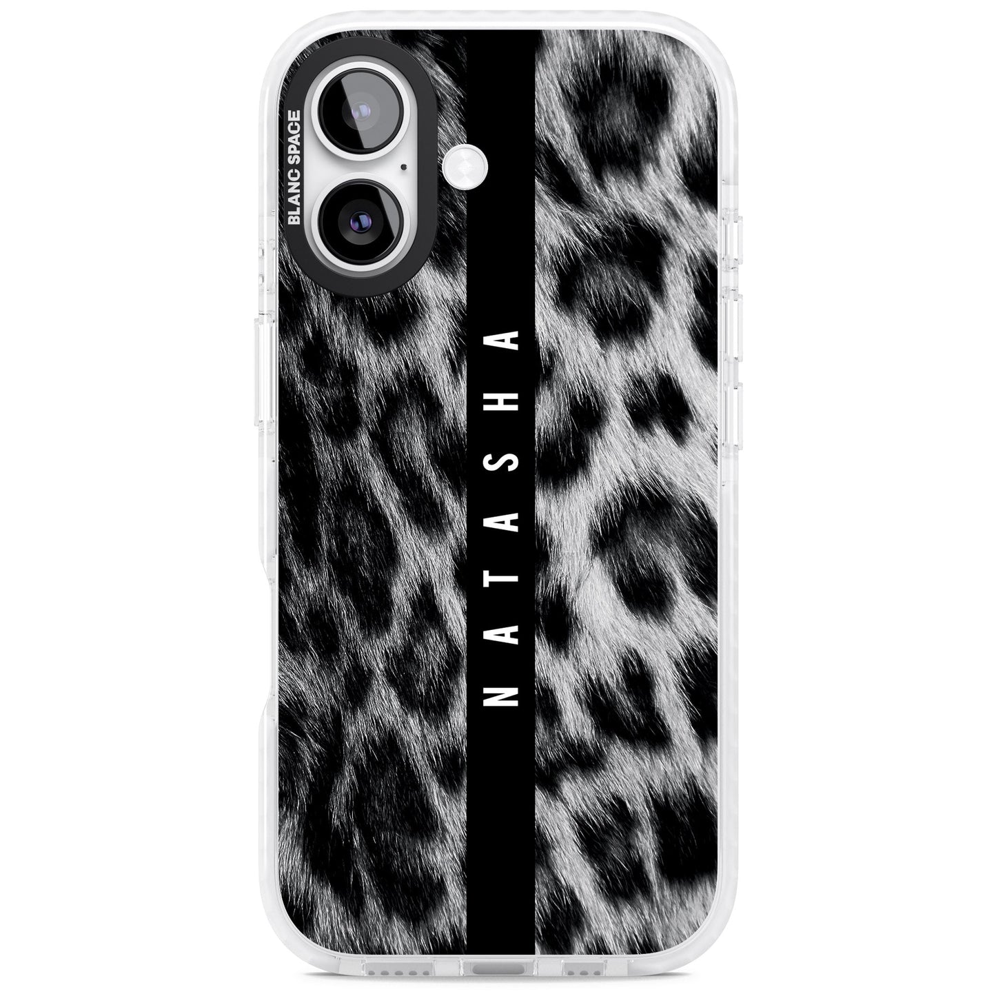Personalised Snow Leopard Print