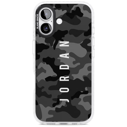 Personalised Black Camouflage Name
