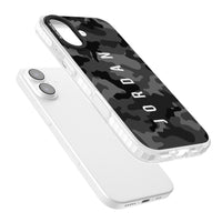 Personalised Black Camouflage Name