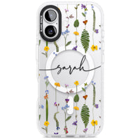 Chaîne de fleurs sauvages personnalisée