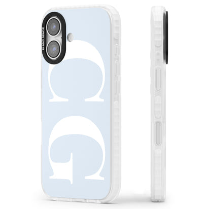 Personalised White & Blue Green Letters