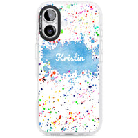 Personalised Rainbow Splatter Name