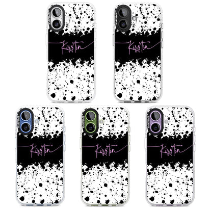 Personalised Bold Paint Splatters