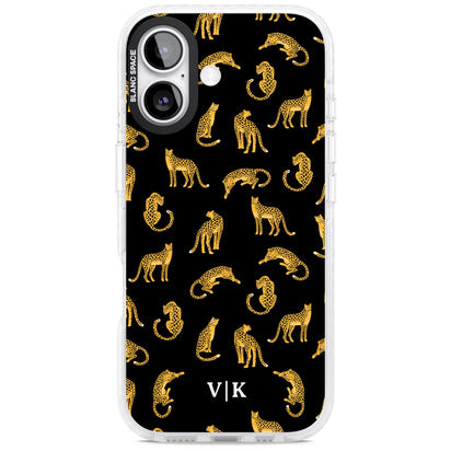 Personalised Gold Cheetah Pattern