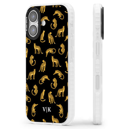 Personalised Gold Cheetah Pattern