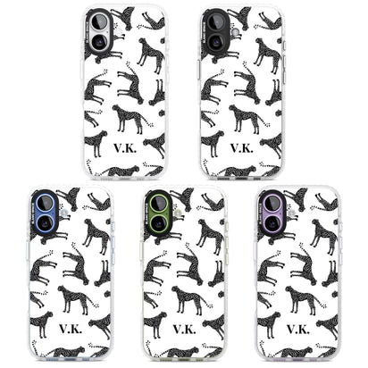 Personalised Black & White Cheetah Pattern