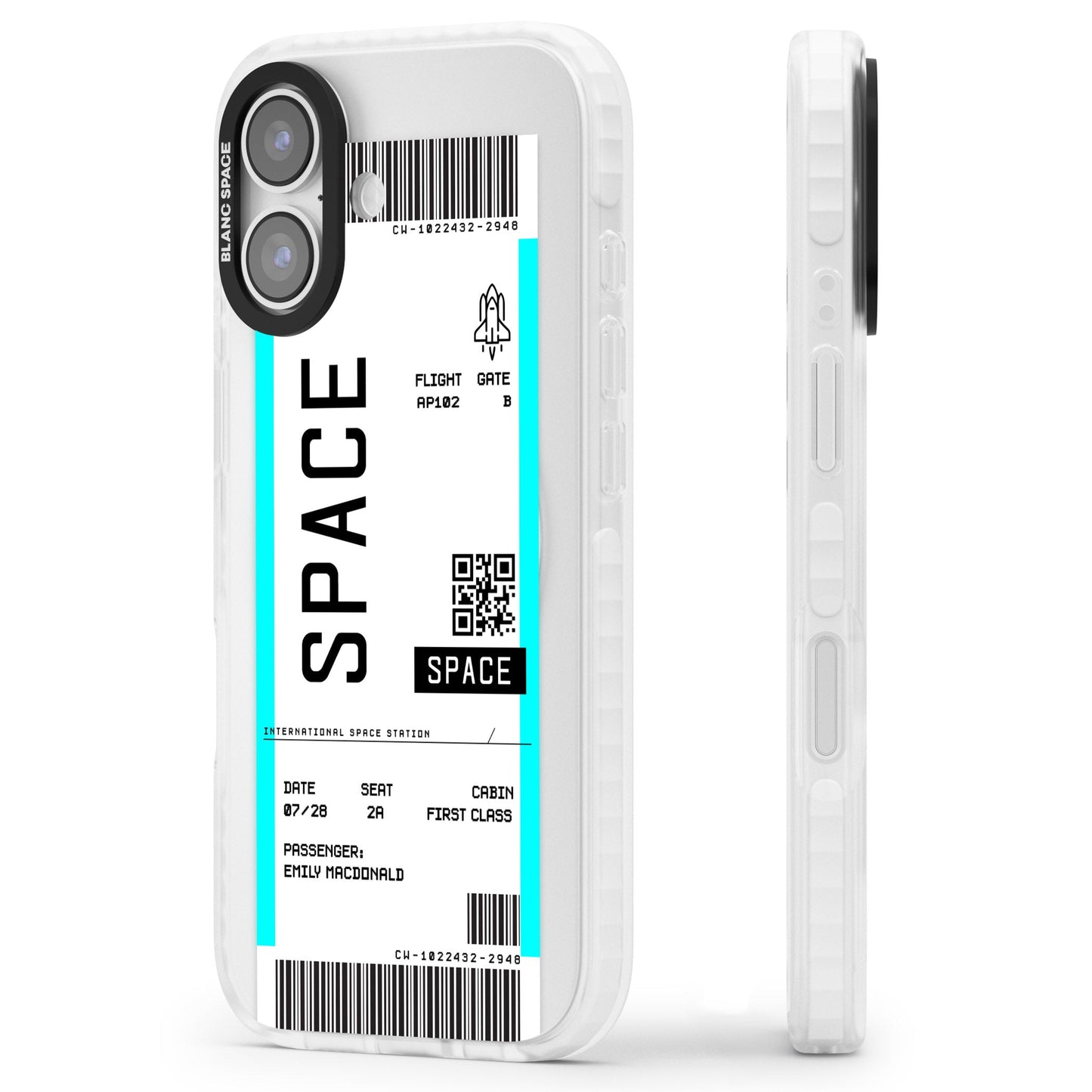 Personalised Space Travel Ticket