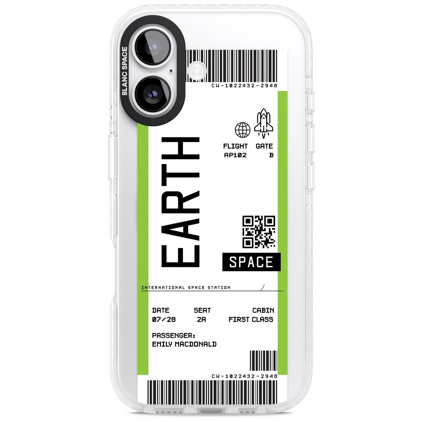 Personalised Earth Travel Ticket
