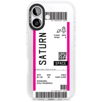 Personalised Saturn Travel Ticket