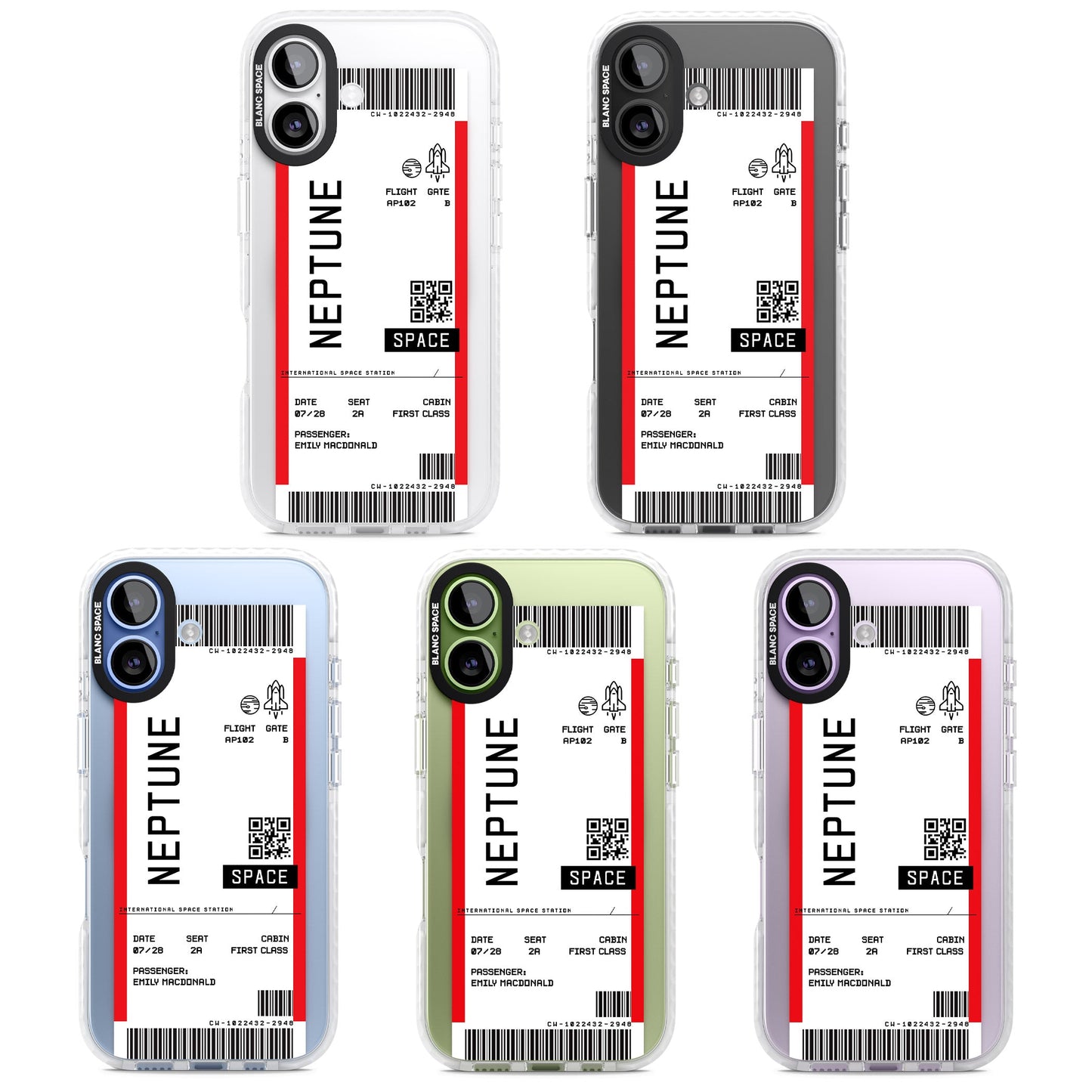 Personalisierte Neptune-Reisekarte