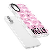 Personalised Pink Stripes & Lips