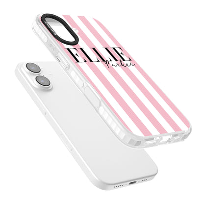 Personalised Pink Stripes