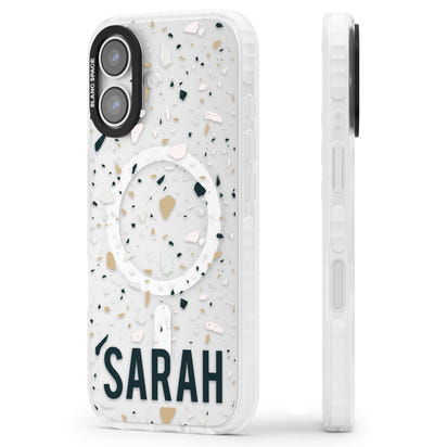 Personalised Terrazzo Blue, Pink, Brown