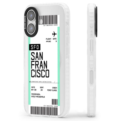 Personalised San Francisco Boarding Pass