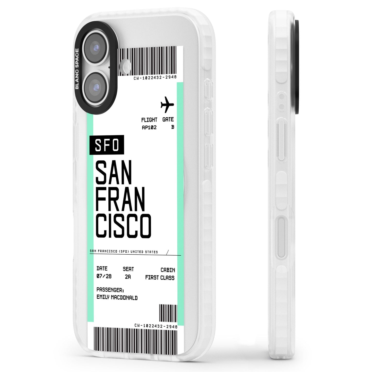 Personalised San Francisco Boarding Pass