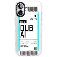 Personalised Dubai Boarding Pass
