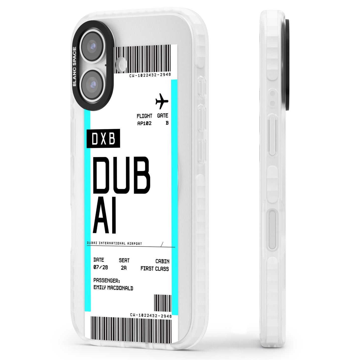 Personalised Dubai Boarding Pass