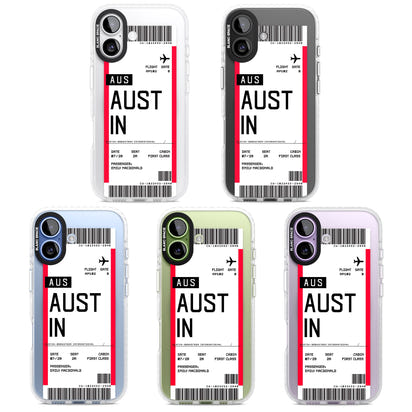 Personalised Austin Boarding Pass