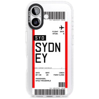 Personalised Sydney Boarding Pass