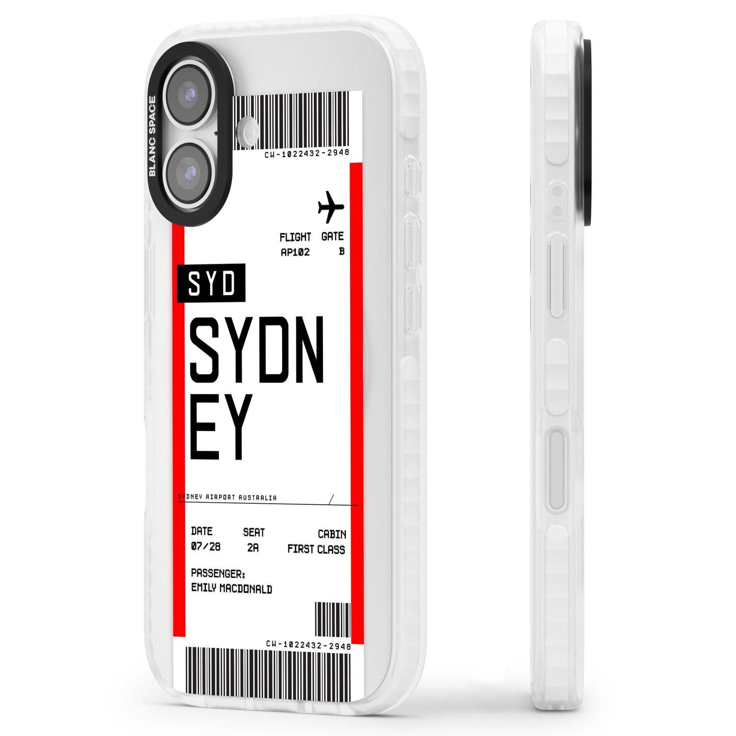 Personalised Sydney Boarding Pass