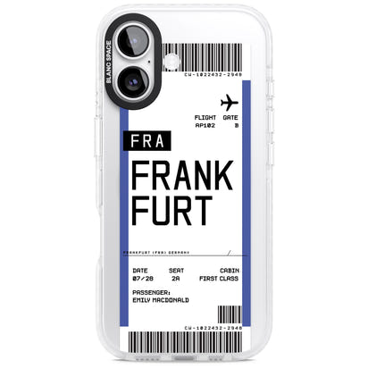 Personalised Frankfurt Boarding Pass
