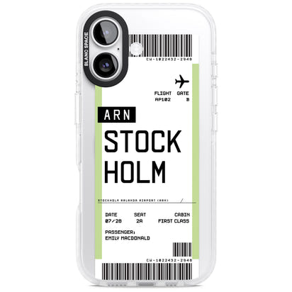 Personalised Stockholm Boarding Pass