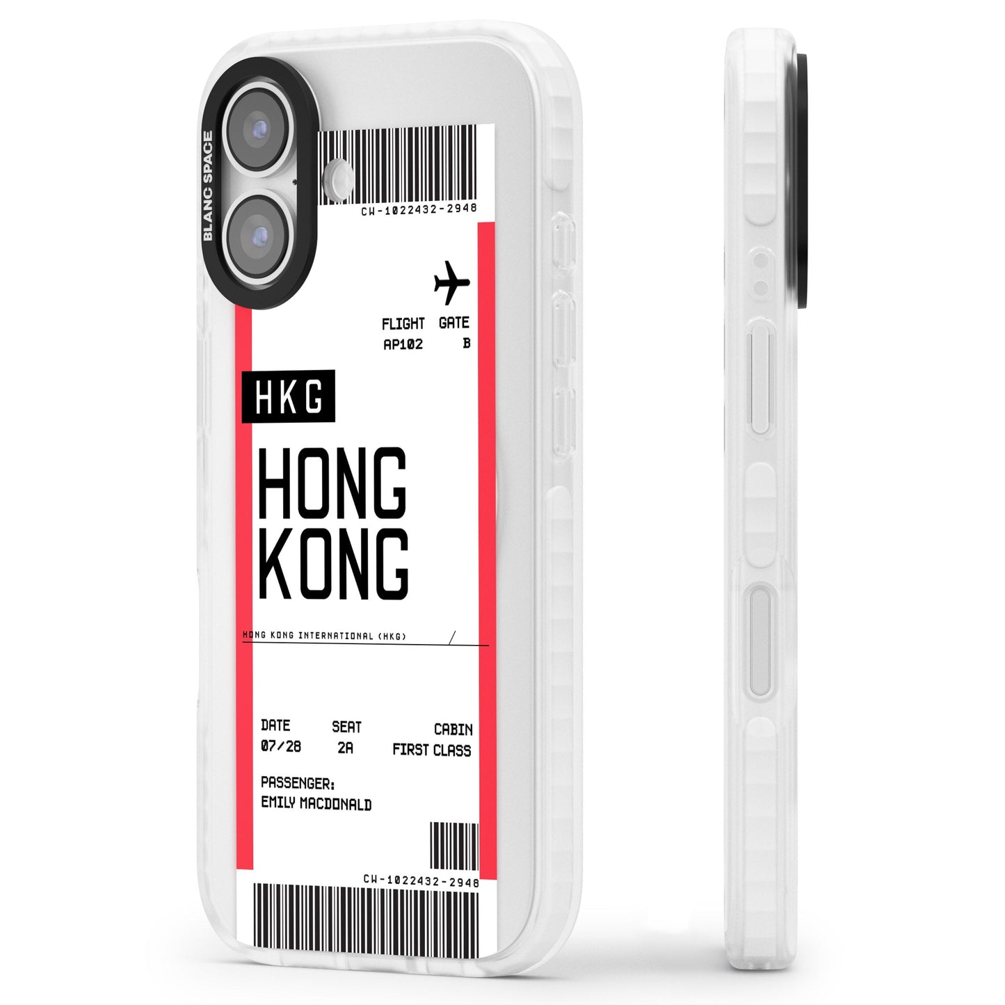 Personalised Hong Kong Boarding Pass