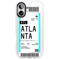 Personalisierte Atlanta-Bordkarte