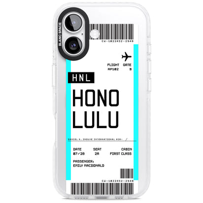 Personalised Honolulu Boarding Pass