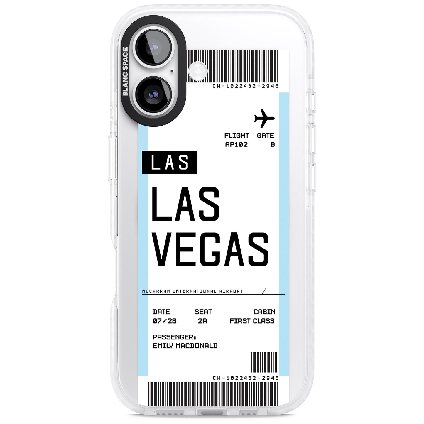 Personalised Las Vegas Boarding Pass