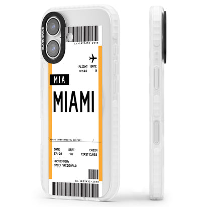 Personalised Miami Boarding Pass