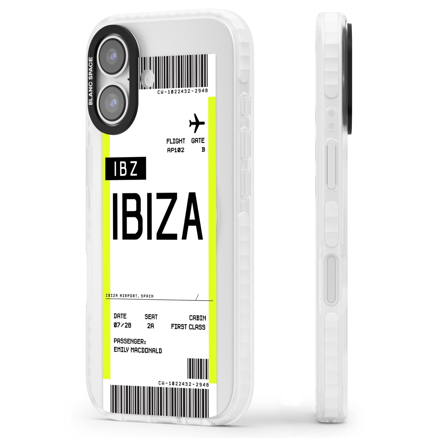 Personalised Ibiza Boarding Pass