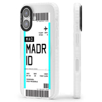 Personalised Madrid Boarding Pass