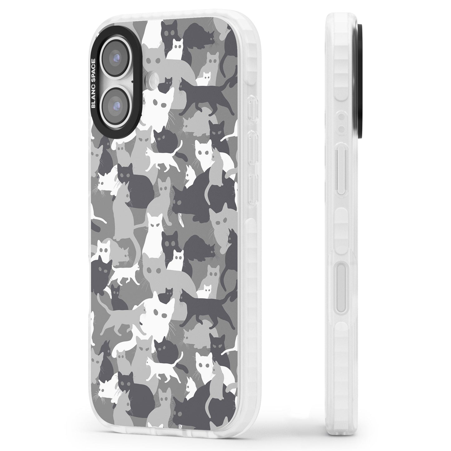 Dunkelgraue Katzentarnung