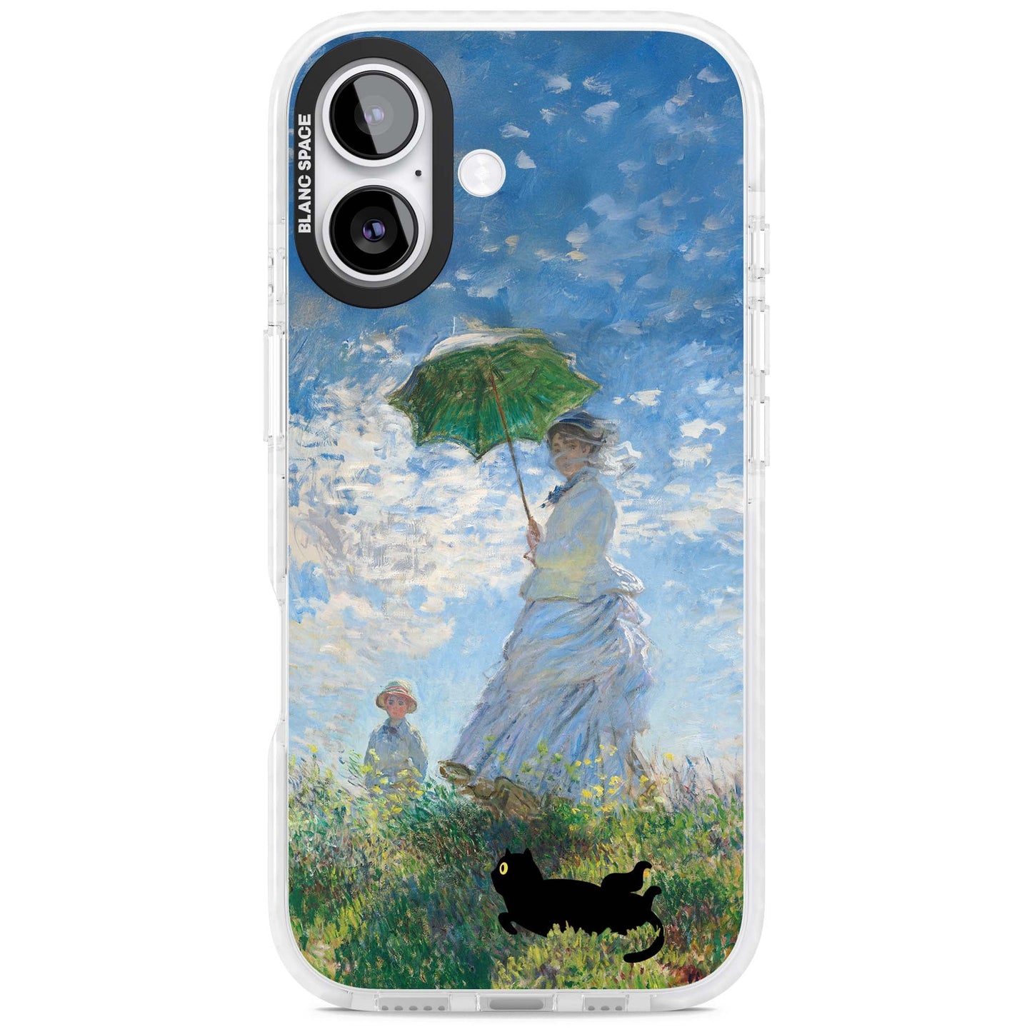 Cat with Monet's Parasol Lady