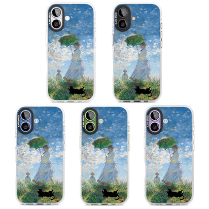 Cat with Monet's Parasol Lady