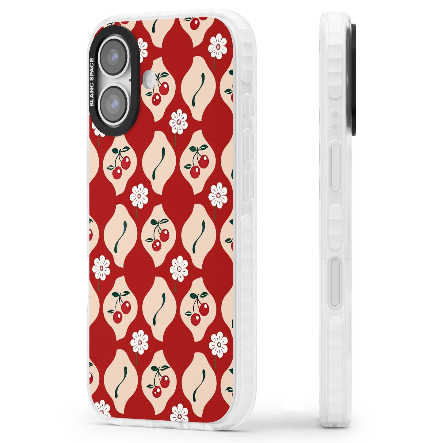 Vintage Cherry Diamond Pattern