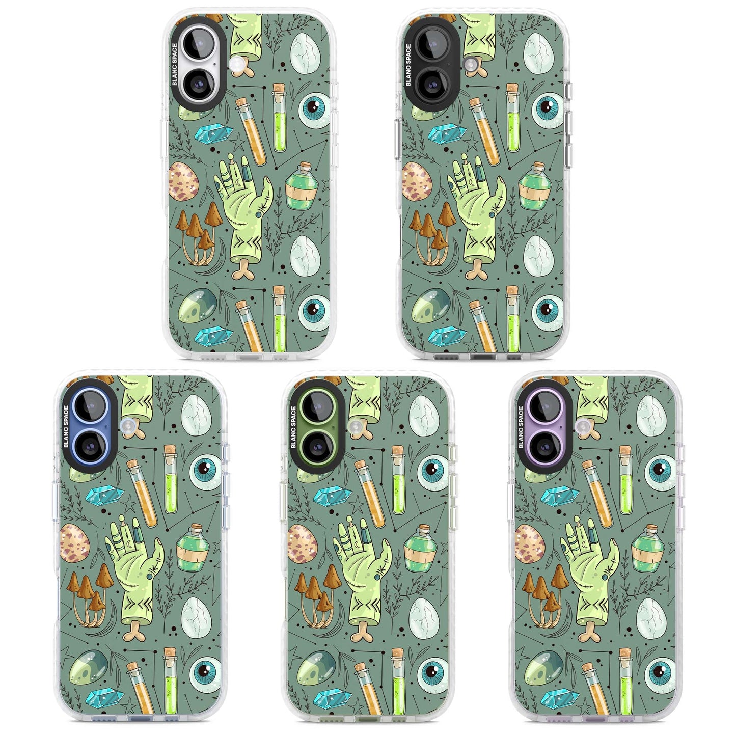 Motif expérimental de dessin animé pour Halloween