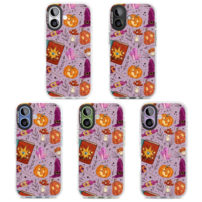 Witchy Cartoon Halloween Pattern