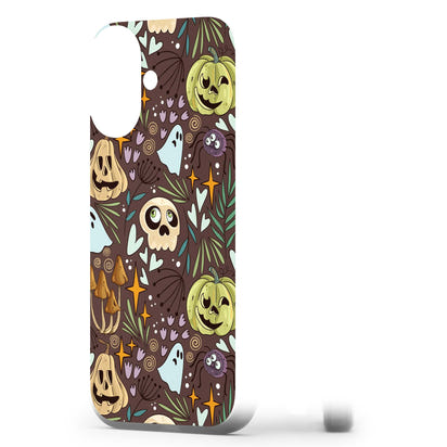 Goblincore Cartoon Halloween Pattern