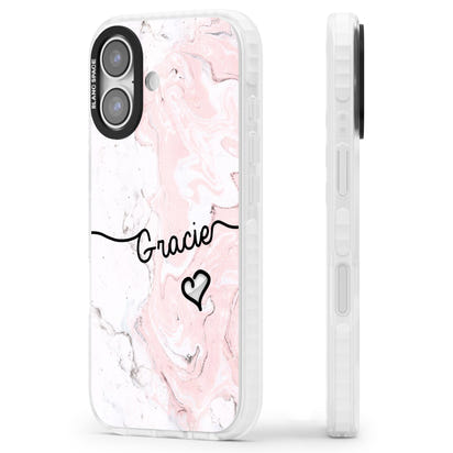 Personalised Pink Marble